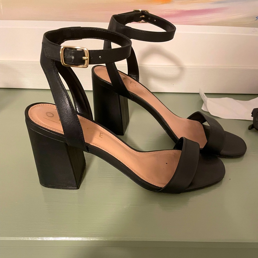 OFFICE black heels, very lightly worn